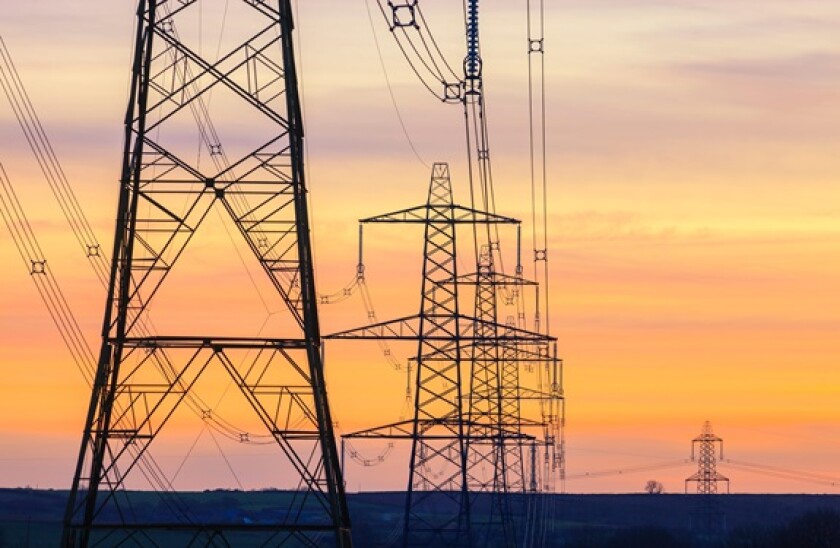 Solar farm with electrical infrastructure